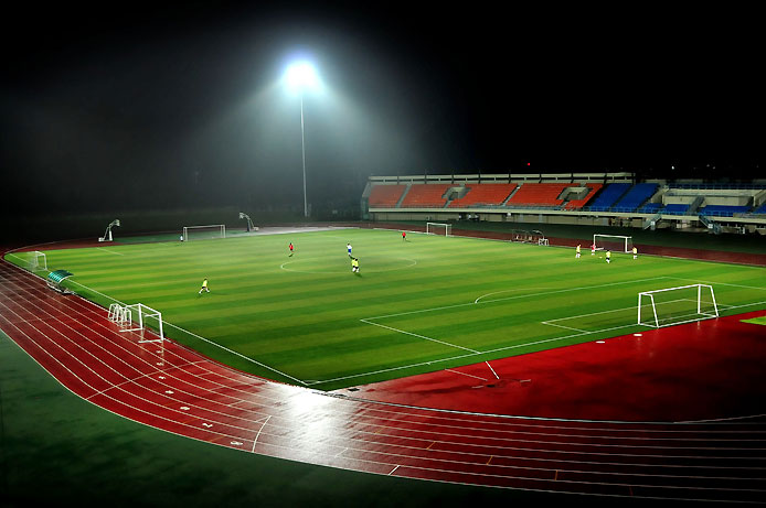 가평종합운동장 축구장 전경 큰사진